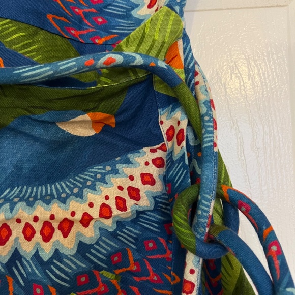 FARM Rio Blue and Green Mini Dress - Picture 6 of 9